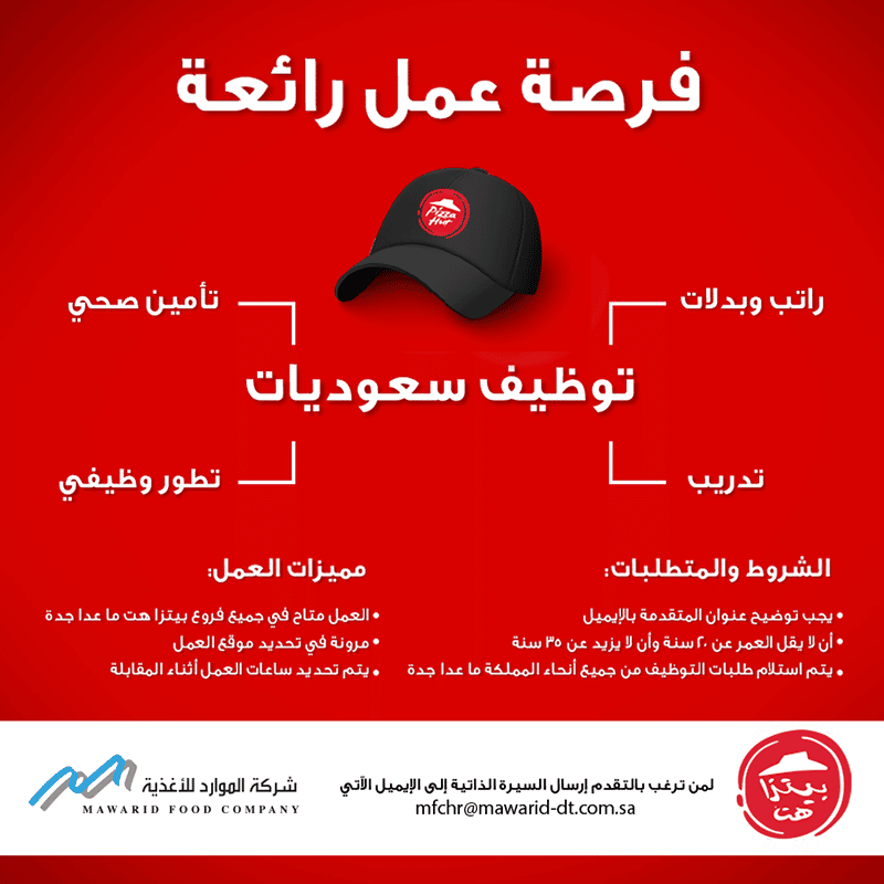 وظائف للنساء في بيتزاهت